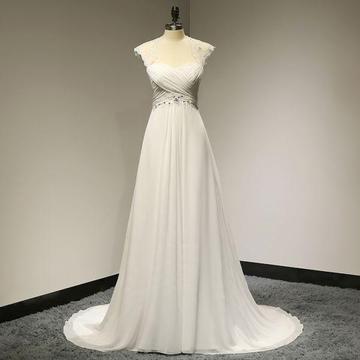 Elegant A-Line Wedding Dress (WA010)