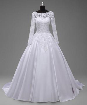 Warm Winter A-Line Wedding Dress (WA006)