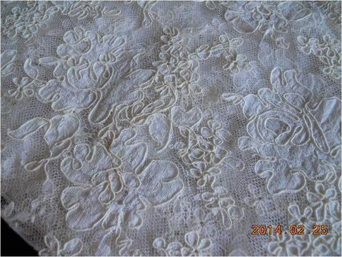 Rare Ivory Alençon French lace