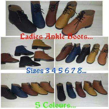 Ladies top quality ankle boots for wsale