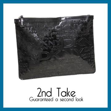 Shop DKNY accessories like this structured clutch bag for less at 2nd Take!