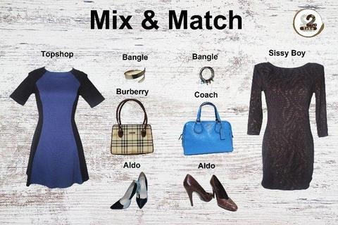 Mix and Match to Get the look with secondhand designer clothes and accessories at 2nd Take!