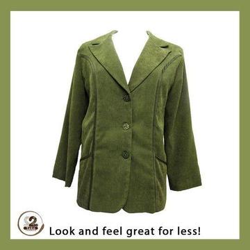 Get the green blazer for the winter season