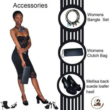 Accessories and evening dresses at bargain prices at 2nd Take!