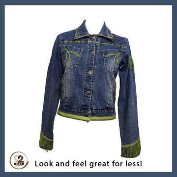 Get this Juanita denim jacket today, visit us today for on-trend clothing that you can afford