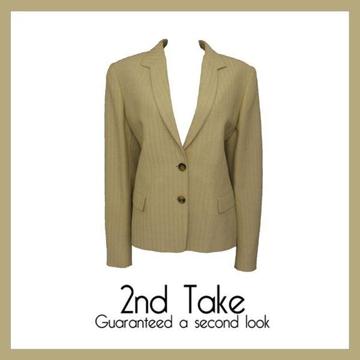 Luxurious designer blazers like this one from Armani available now at 2nd Take!