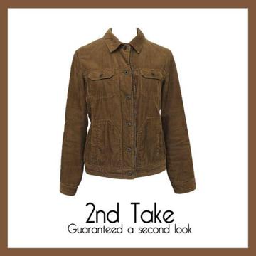 Stay on trend with designer secondhand corduroy jackets available at 2nd Take!