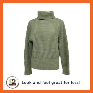 Visit 2nd Take today for this green Kelso polo neck perfect for cold days