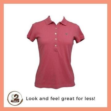We have a variety of international designer t-shirts at our stores like this Lacoste golf t-shirt
