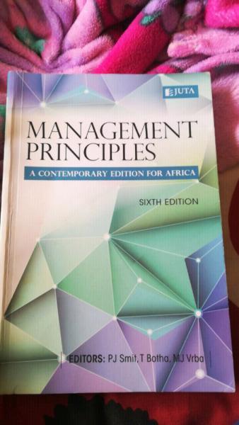 Management Principles a Contemporary edition for African 6th edition
