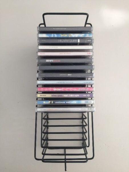 CD stand and CDs