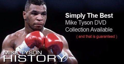 Mike Tyson boxing dvd collection for sale