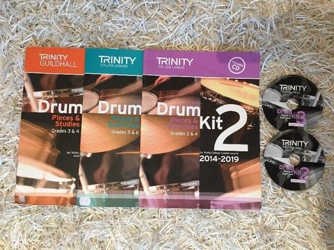 DRUM KIT MUSIC BOOKS - IN EXCELLENT CONDITION