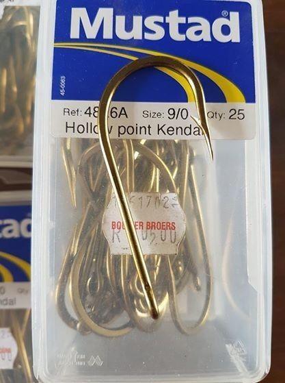 Mustad hollow point kendal 9/0