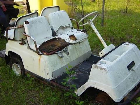 Wanted! old out of order electric golf carts