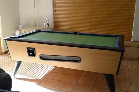 Coin operated pool table for sale
