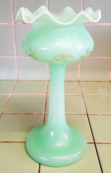 1950's Vintage Green Vase