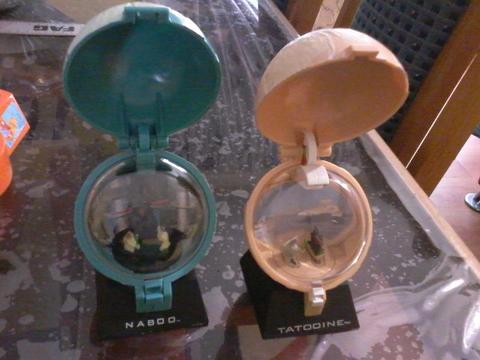 Naboo and tatooine globes