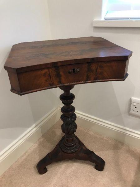 1830 William IV Mahogany Work Table Superbly Crafted