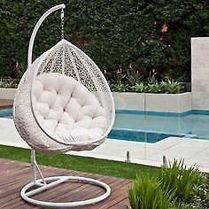 Hanging egg Chair White