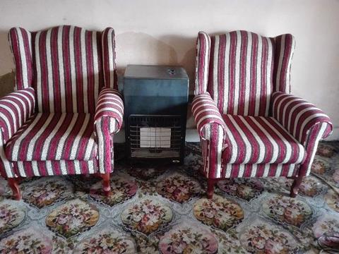 LOUNGE SUITE & WINGBACK CHAIRS