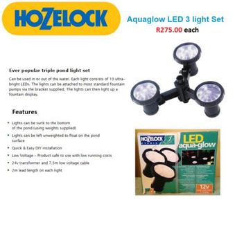 For sale Hozelock - Aquaglow LED 3 light set