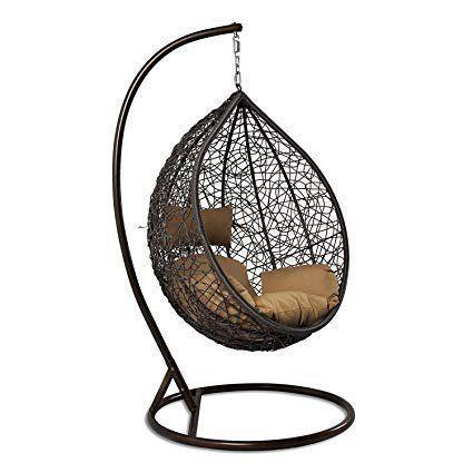 Hanging Egg Chair Brown