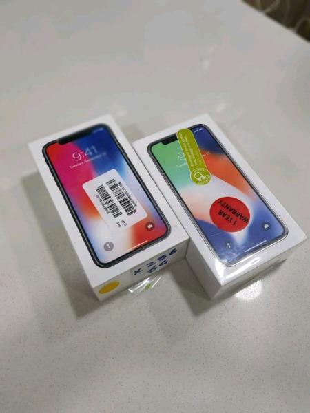 ***New Iphone X Silver 256gb***