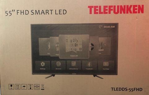 Dealers special:TELEFUNKEN 55” SMART WIFI FULL HD LED BRAND NEW