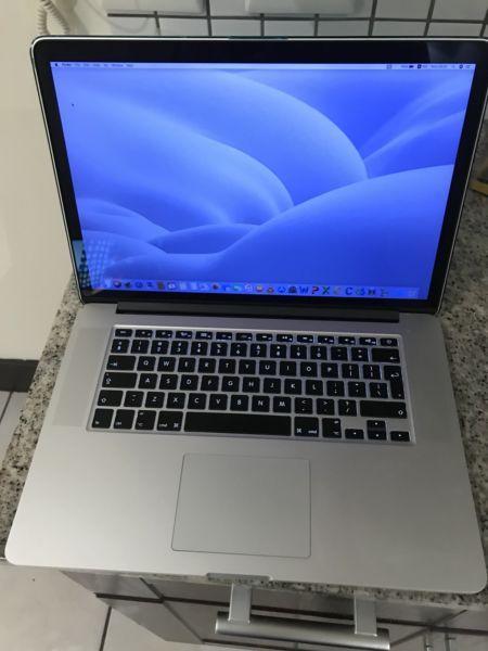 MacBook Pro retina 15” quad core i7