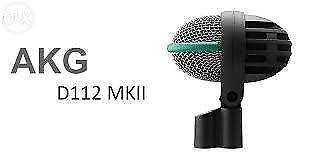 AKG D112 MKII Professional Bass Drum Microphone