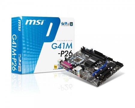 MSI G41M-P26, LGA775 Socket, Intel Motherboard New and Boxed