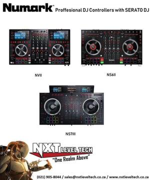 NUMARK NVII, NS6II and NS7III Proffesional DJ Controllers with SERATO DJ