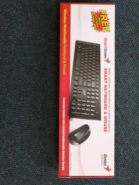 Genius wireless keyboard and mouse