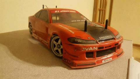 Rc Nissan Silva S15 and many TTA spares
