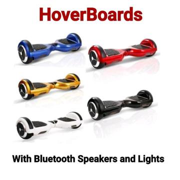 HoverBoards + Bluetooth Built-in Speakers and Lights