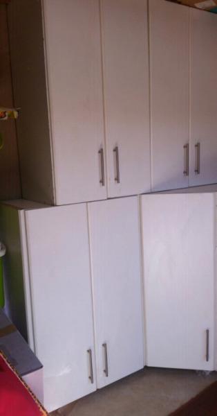 White cupboards