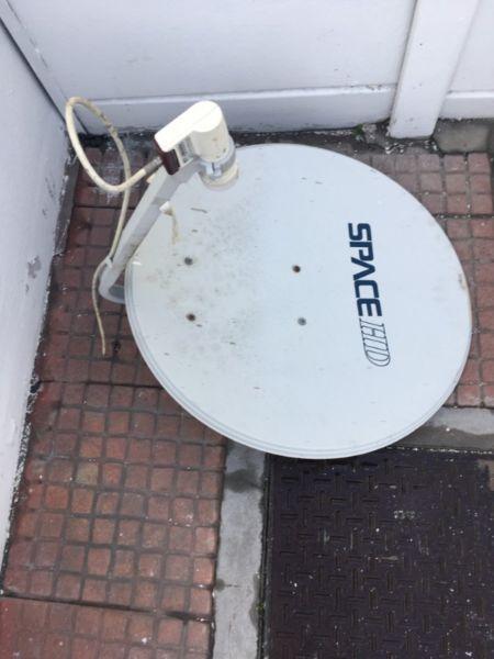 DSTV dish and arm