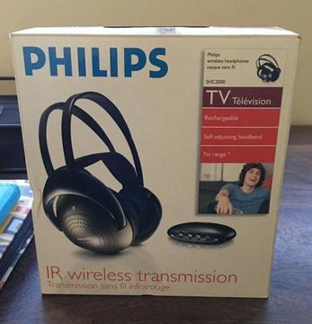 Philips IR wireless transmission with headphones