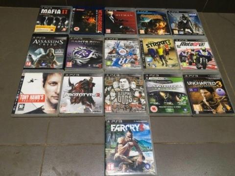 PS3 games Assorted (R100~200 Each)