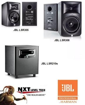 JBL LSR Series 2 Way Active Studio Monitors, BRAND NEW FULL 12 MONTH WARRANTY