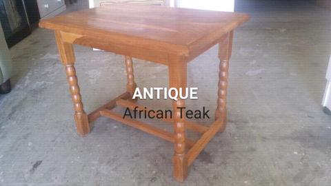 ✔ ANTIQUE Ocassional Table in African Teak (circa 1910)