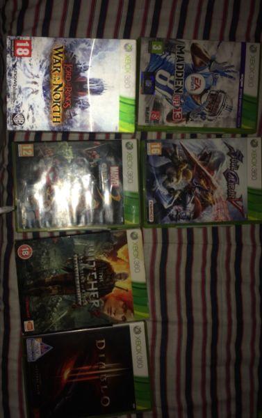 6 Xbox 360 games