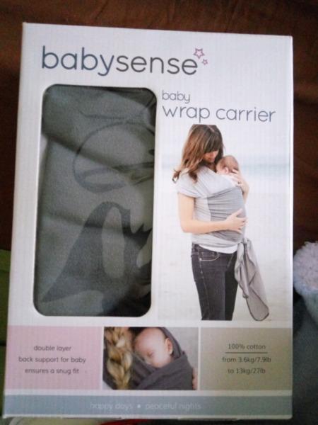 Baby sense wrap carrier