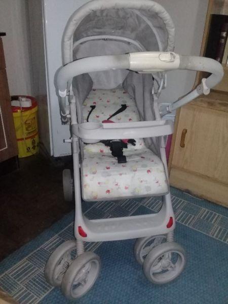 Swap pram for booster car seat