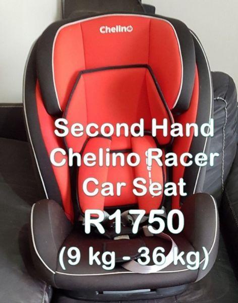 Second Hand Chelino Racer Car Seat (9 kg - 36 kg)