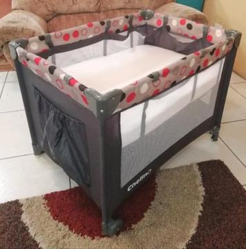 Campcots with upper levels for newborns mattresses & storage bags R890 each