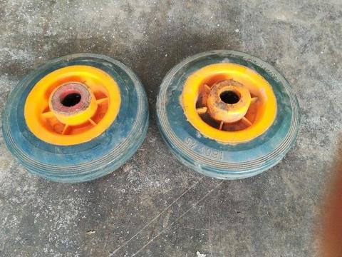 120 mm rubber caster wheels for sale