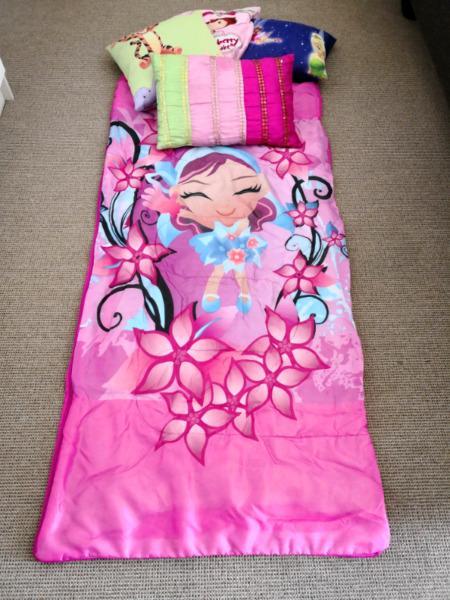 Girls sleeping bag set