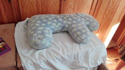 Plonky the Donkey Feeding / Support Pillow (Perfect condition) Light Blue
